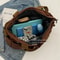 Large Capacity Corduroy Messenger Bag For Commuters Travelers 3