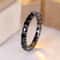 Elegant Black Zircon Engagement Ring for Women – Promise & Wedding Jewelry