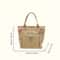 Winnie The Pooh Canvas Tote Bag Large Retro Shoulder Bag 1