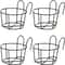 Premium Round Metal Hanging Planter for Balcony & Indoor Garden Decor