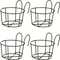 Premium Round Metal Hanging Planter for Balcony & Indoor Garden Decor