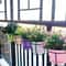 Premium Round Metal Hanging Planter for Balcony & Indoor Garden Decor