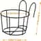 Premium Round Metal Hanging Planter for Balcony & Indoor Garden Decor