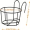 Premium Round Metal Hanging Planter for Balcony & Indoor Garden Decor