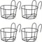 Premium Round Metal Hanging Planter for Balcony & Indoor Garden Decor