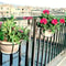Premium Round Metal Hanging Planter for Balcony & Indoor Garden Decor
