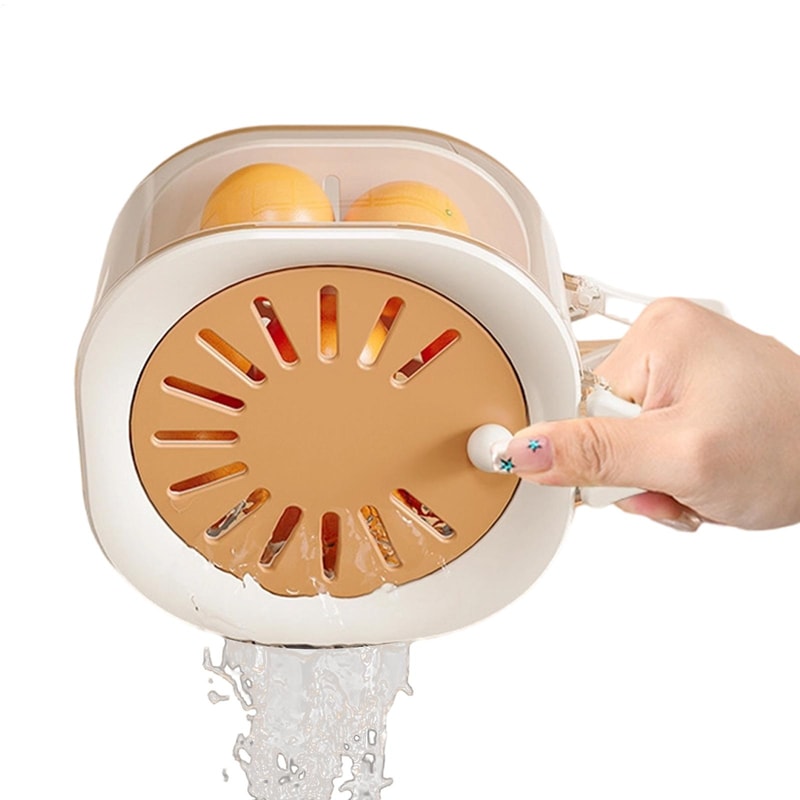 Fruit Washing Bowl Strainer With Foldable Handle For Quick Kitchen Prep 4