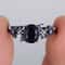 Vintage Purple Zircon Blue Crystal Engagement Ring For Women 1