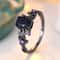 Vintage Purple Zircon Blue Crystal Engagement Ring For Women 0