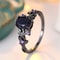 Vintage Purple Zircon Blue Crystal Engagement Ring For Women 0