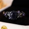 Vintage Purple Zircon Blue Crystal Engagement Ring For Women 3