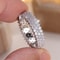 Elegant Zircon Round Stone Rings for Women – Vintage Wedding Jewelry