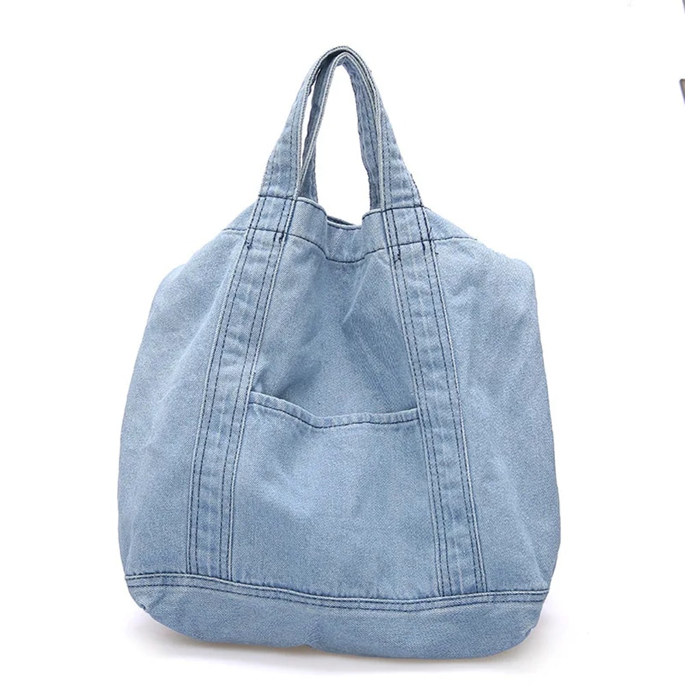 Denim Crossbody Shoulder Bag for Women – Casual Jeans Handbag