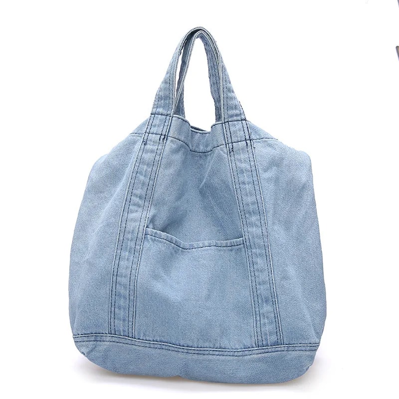 Denim Crossbody Shoulder Bag for Women – Casual Jeans Handbag