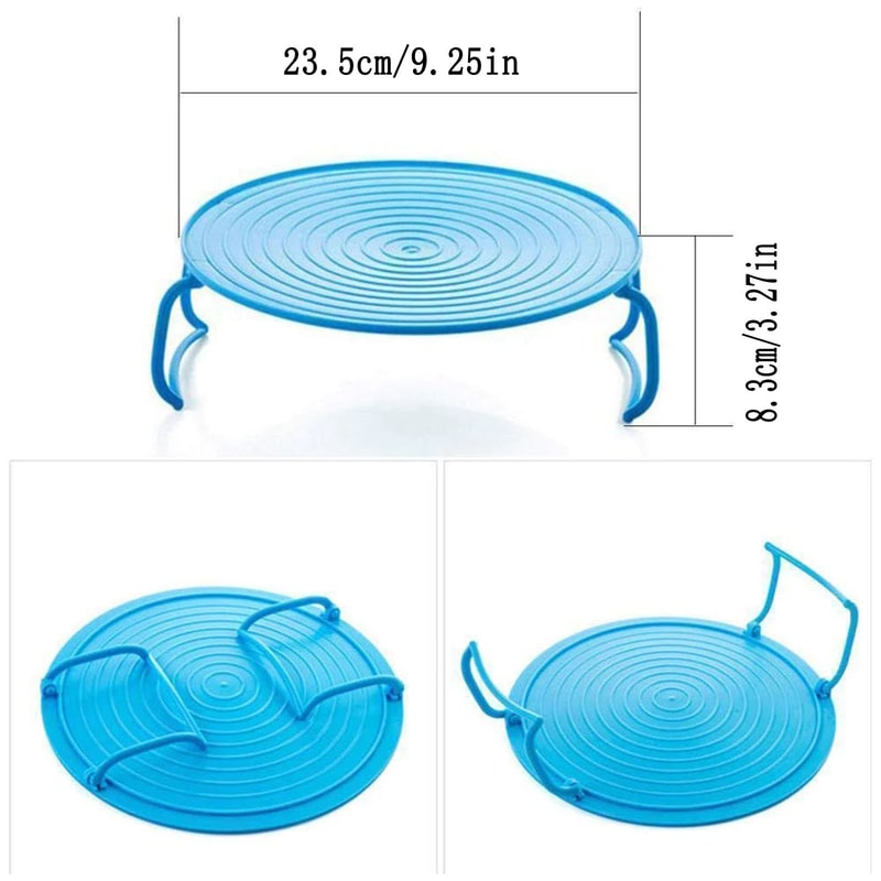 Multifunction Insulated Heating Rack for Microwave & Kitchen Storage