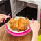 Multifunction Insulated Heating Rack for Microwave & Kitchen Storage
