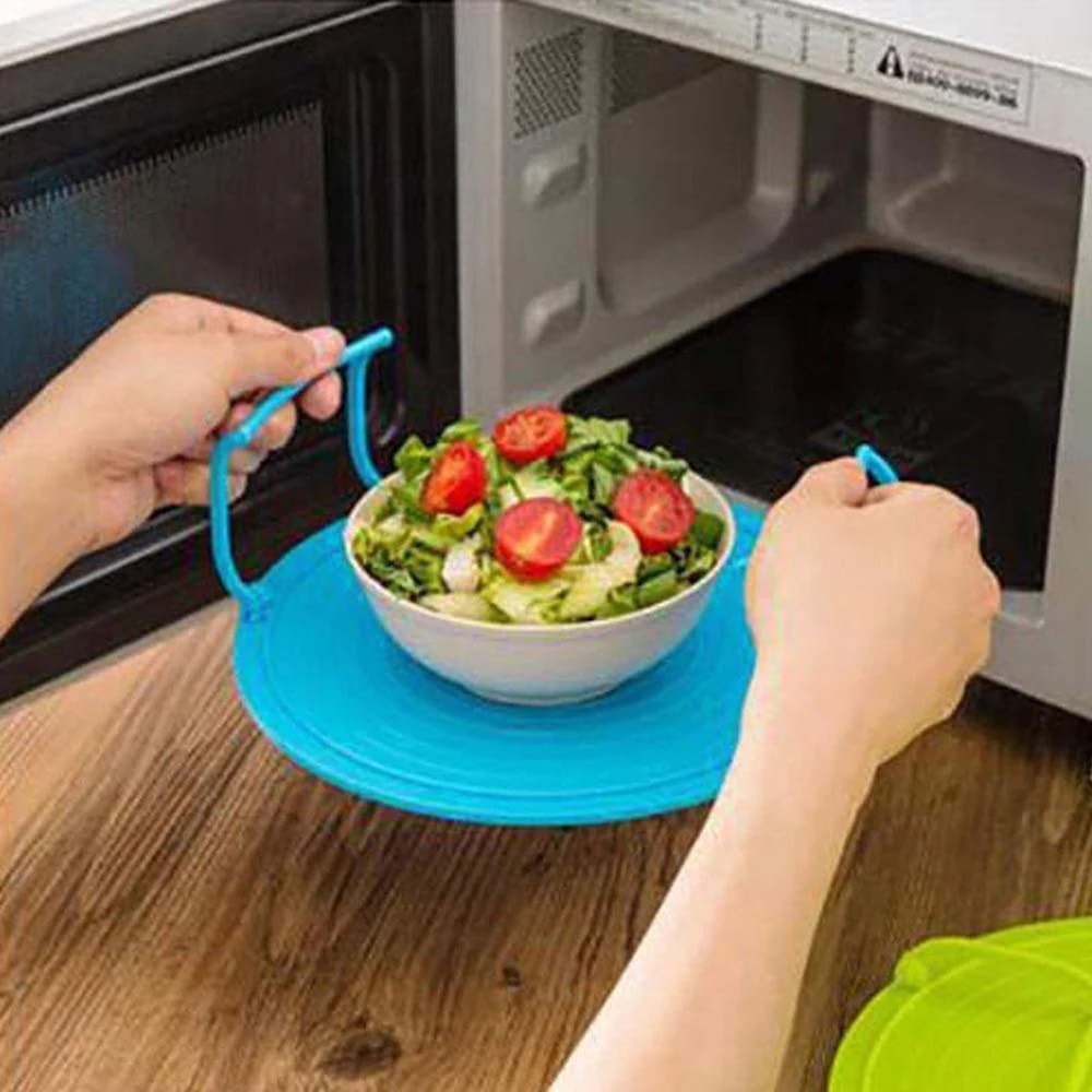 Multifunction Insulated Heating Rack for Microwave & Kitchen Storage