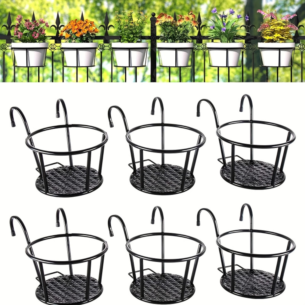 Iron Art Metal Flower Pot Hanger for Indoor & Outdoor Plants