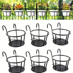 iron art metal flower pot hanger for indoor & outdoor plants