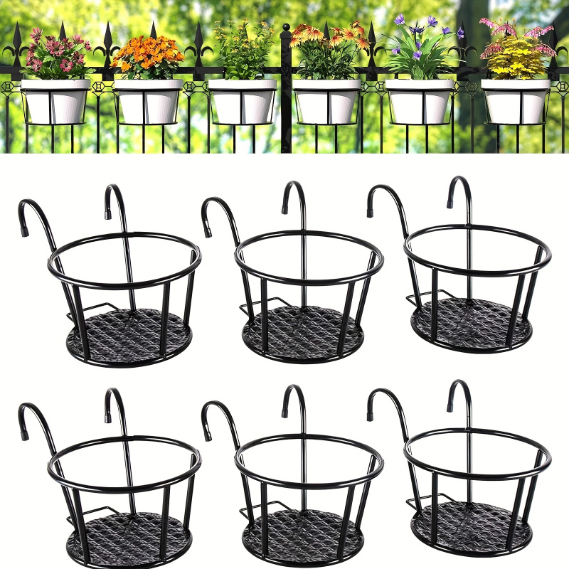 Iron Art Metal Flower Pot Hanger for Indoor & Outdoor Plants
