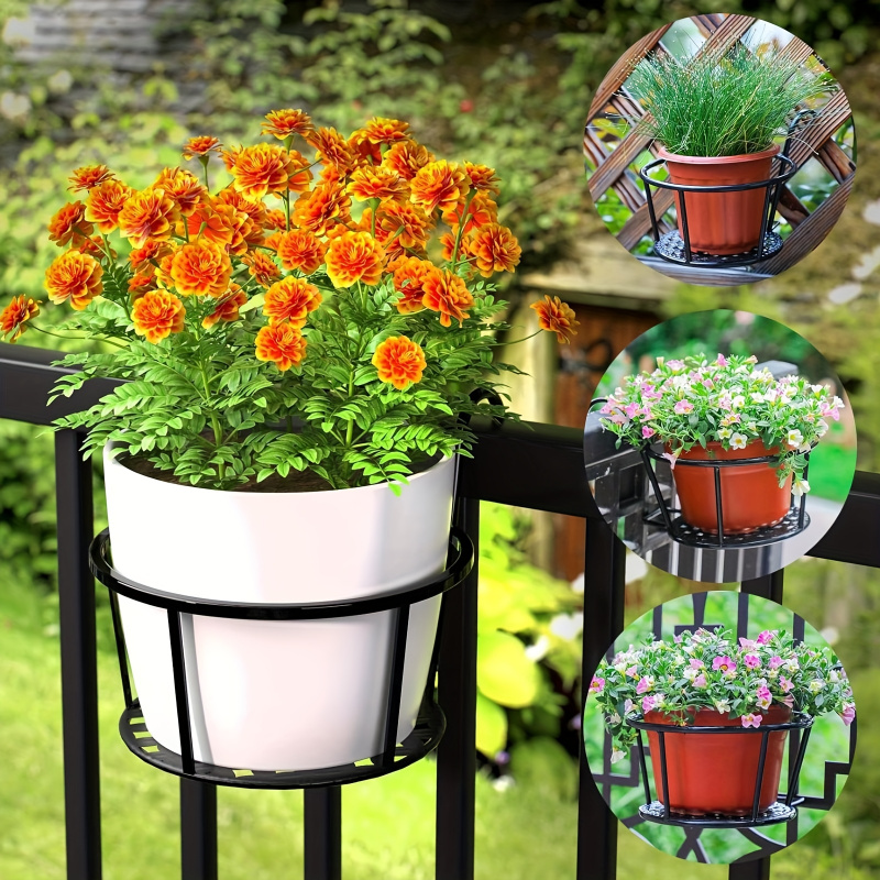 Iron Art Metal Flower Pot Hanger for Indoor & Outdoor Plants