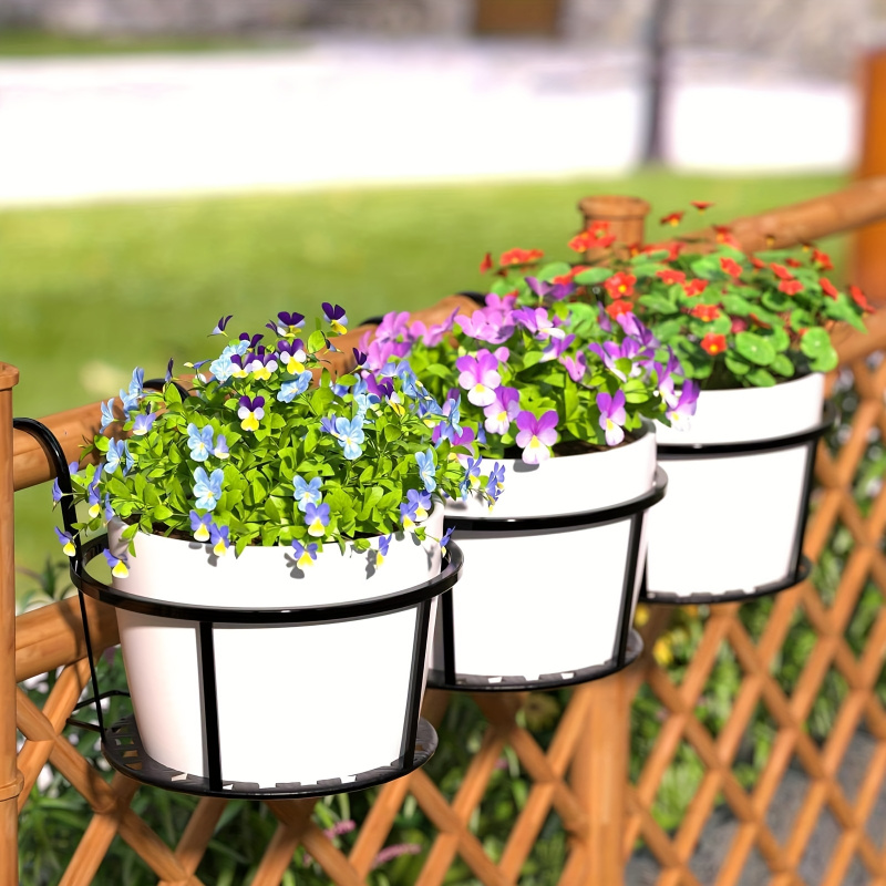 Iron Art Metal Flower Pot Hanger for Indoor & Outdoor Plants