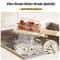 Foldable Fruit & Vegetable Drain Basket with Crisper Storage Bowl