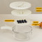 Foldable Fruit & Vegetable Drain Basket with Crisper Storage Bowl