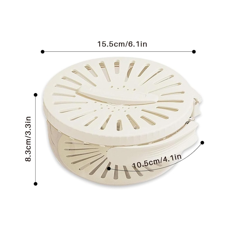 Foldable Fruit & Vegetable Drain Basket with Crisper Storage Bowl