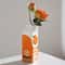 Orange Fruit Ceramic Vase For Modern Home Decor Hydroponic Flowers 1