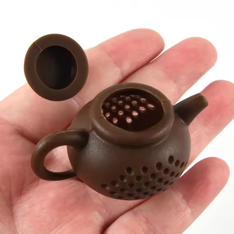 Silicone Teapot Tea Infuser Strainer For Loose Leaf Tea And Herbal Brewing 3