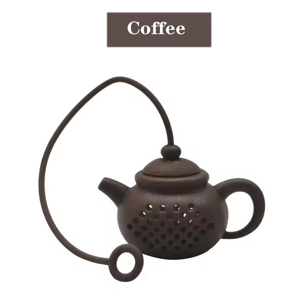 Silicone Teapot Tea Infuser Strainer For Loose Leaf Tea And Herbal Brewing 6