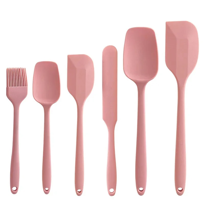 Silicone Spatula Set HeatResistant NonStick Baking Cooking Utensils 8