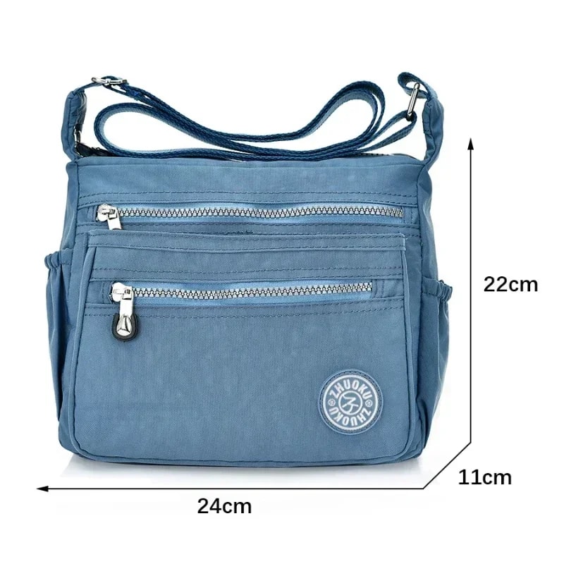 UrbanLite Nylon Crossbody Bag For Women Lightweight Messenger Shoulder Purse 3