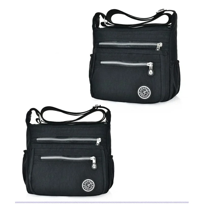 UrbanLite Nylon Crossbody Bag For Women Lightweight Messenger Shoulder Purse 1