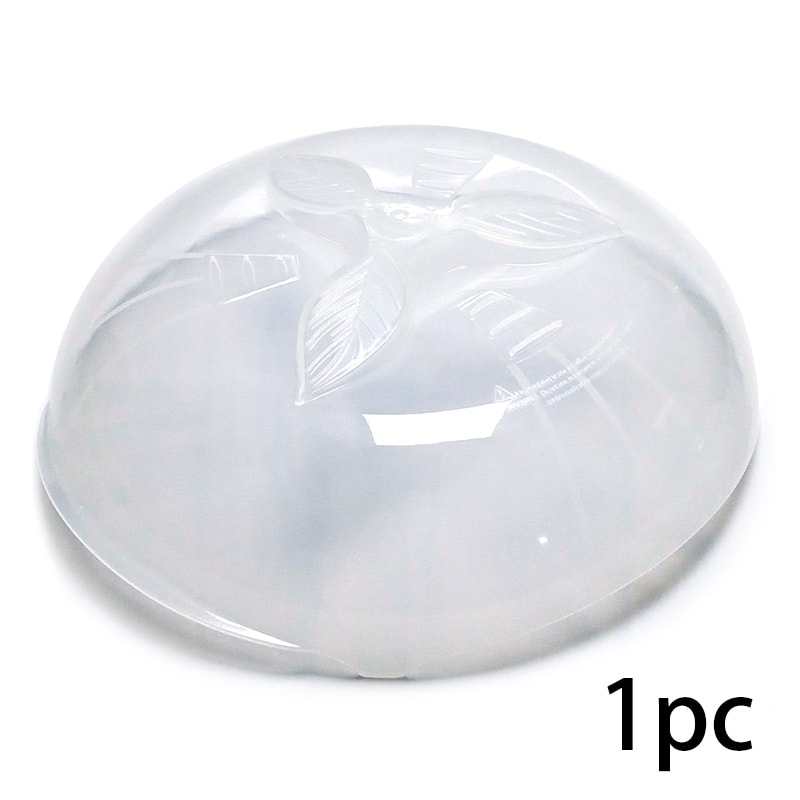 Crystal Clear Microwave Splatter Cover With Steam Vents And Easy Grip Handle 4