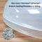 Crystal Clear Microwave Splatter Cover With Steam Vents And Easy Grip Handle 3