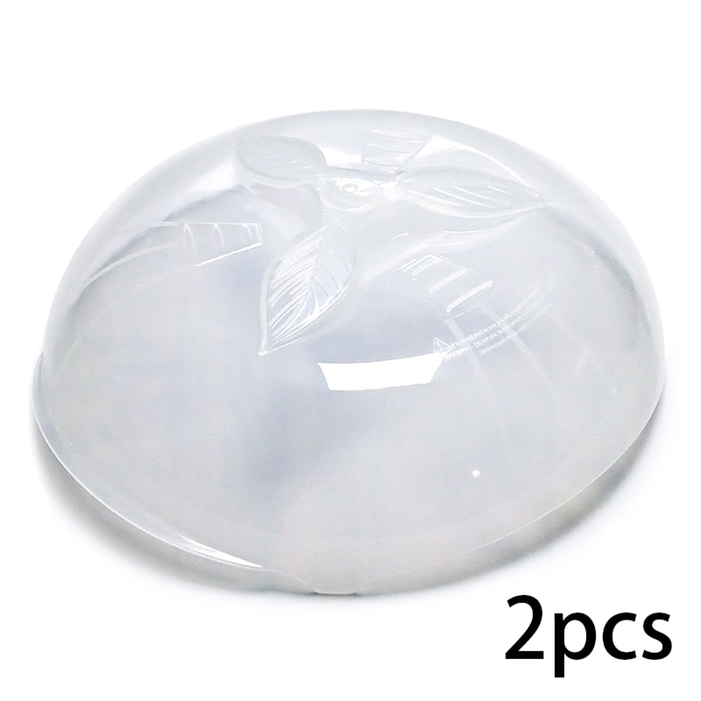 Crystal Clear Microwave Splatter Cover With Steam Vents And Easy Grip Handle 5