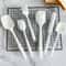 Silicone Spatula Set Heat Resistant Non Stick Kitchen Utensils For Baking Cooking 0