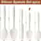 Silicone Spatula Set Heat Resistant Non Stick Kitchen Utensils For Baking Cooking 2
