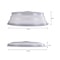Collapsible Microwave Splatter Cover with Easy Grip Handle and Food Strainer Basket