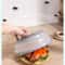 Collapsible Microwave Splatter Cover with Easy Grip Handle and Food Strainer Basket