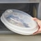 QuickSteam Microwave Fish Steamer Tray with Lid for Fish, Dumplings & Vegetables