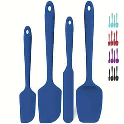 premium silicone spatula set for nonstick cookware | heat resistant kitchen utensils