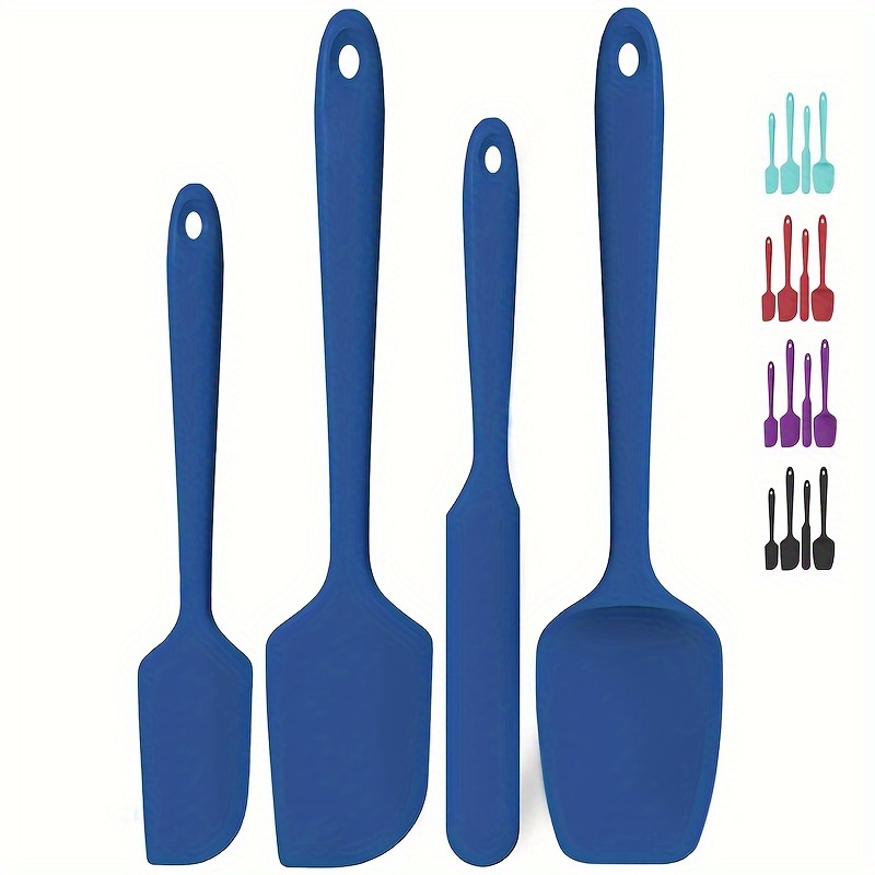 Premium Silicone Spatula Set For Nonstick Cookware Heat Resistant Kitchen Utensils 0
