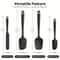 Premium Silicone Spatula Set For Nonstick Cookware Heat Resistant Kitchen Utensils 4