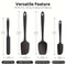 Premium Silicone Spatula Set For Nonstick Cookware Heat Resistant Kitchen Utensils 4