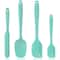 Premium Silicone Spatula Set For Nonstick Cookware Heat Resistant Kitchen Utensils 6