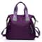 UrbanEase Nylon Crossbody Bag with Multi Pockets Large Capacity Travel Tote