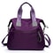 UrbanEase Nylon Crossbody Bag with Multi Pockets Large Capacity Travel Tote